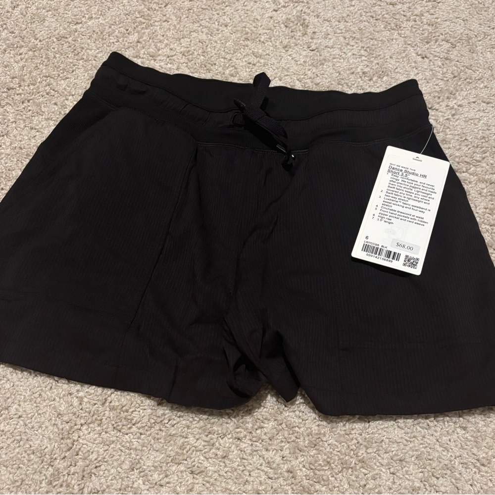 Lululemon Dance Studio HR Short 3.5” Black